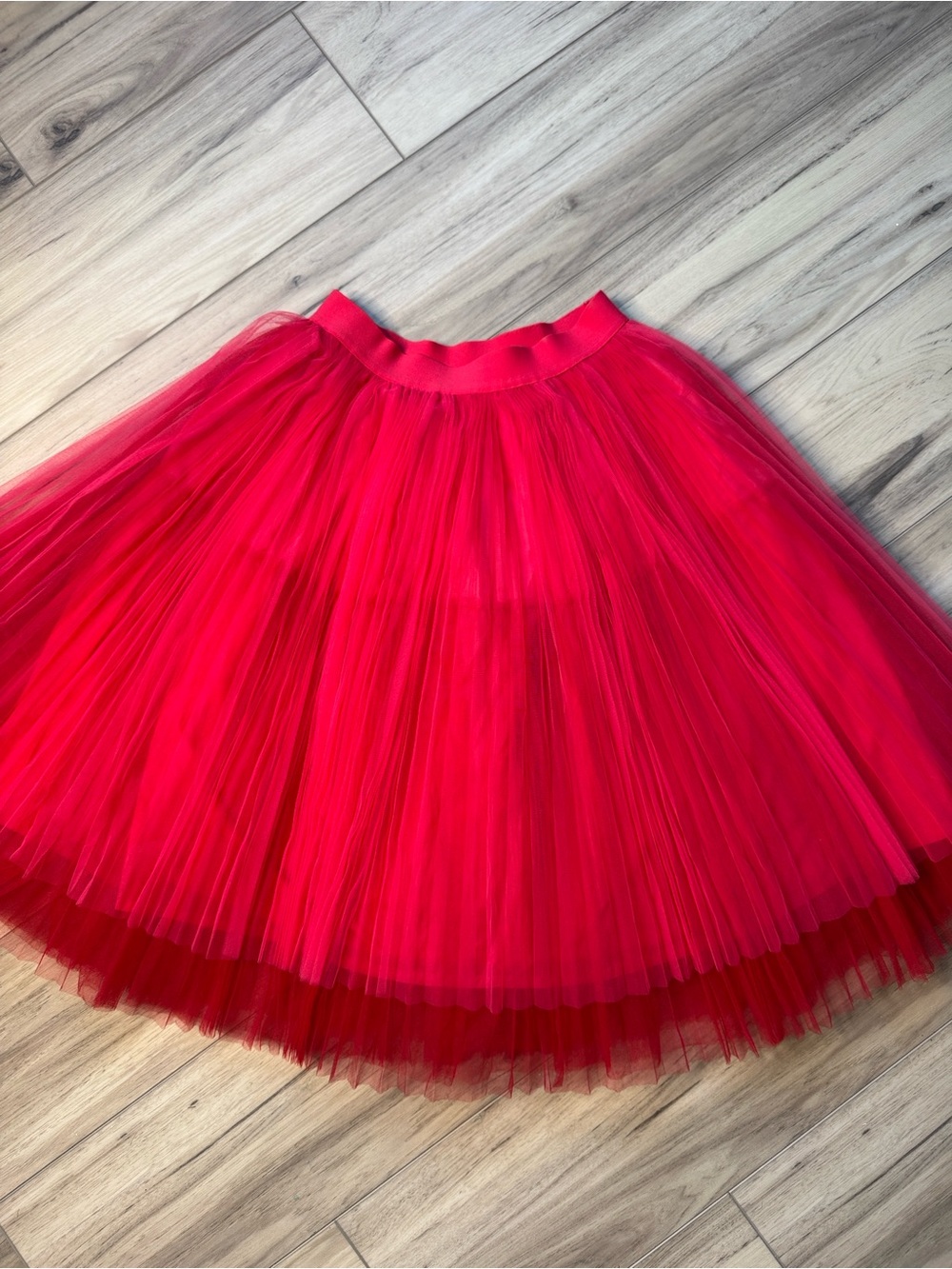 Jacadi pleated tulle skirt